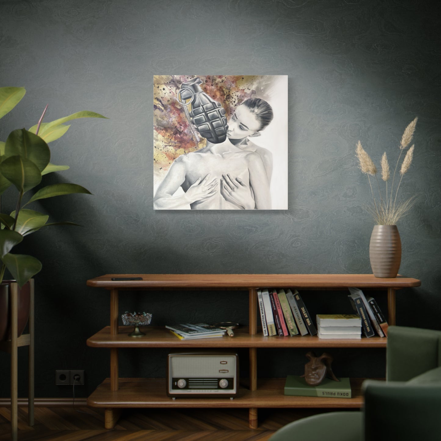 Love Bombing Canvas Print