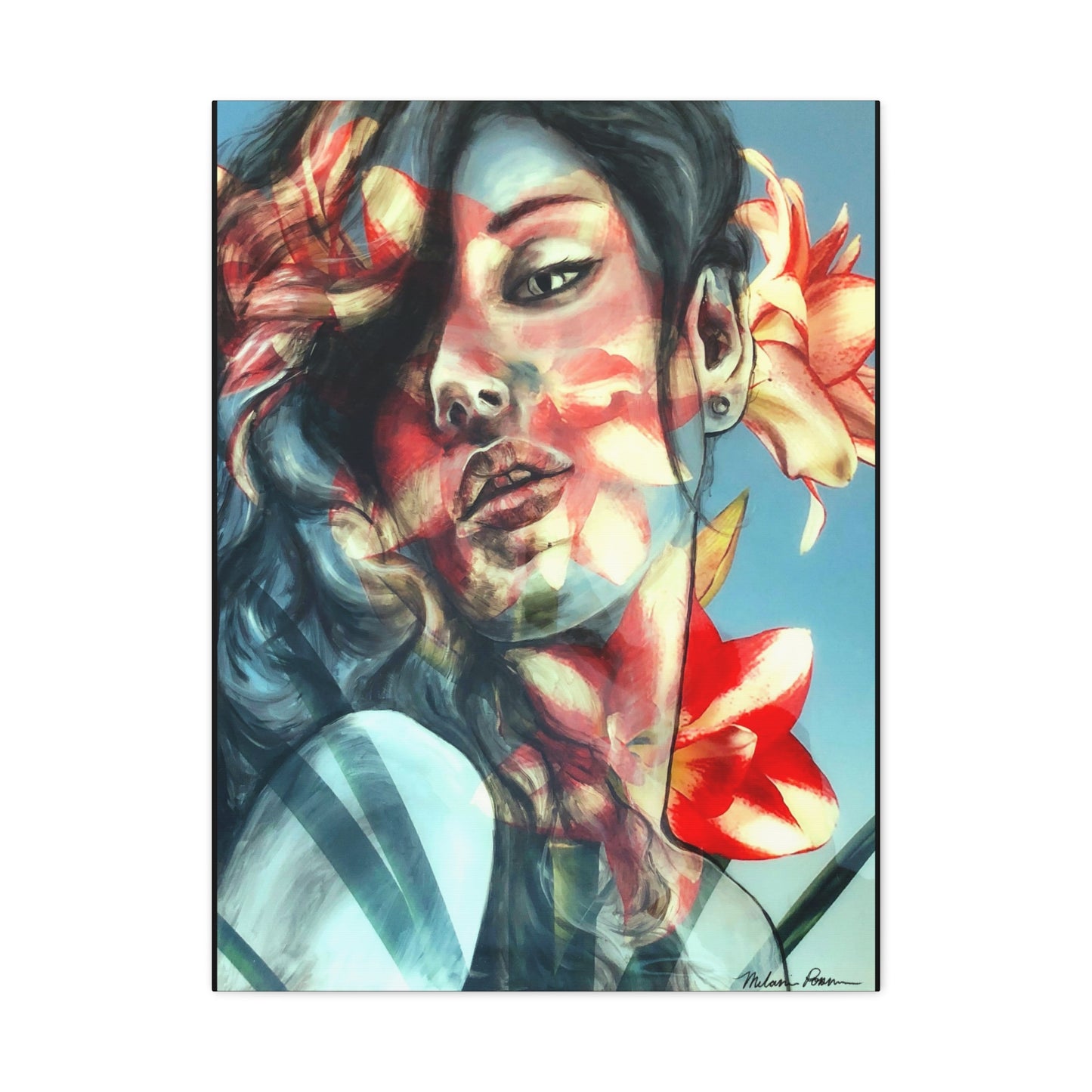 Amaryllis Canvas Print