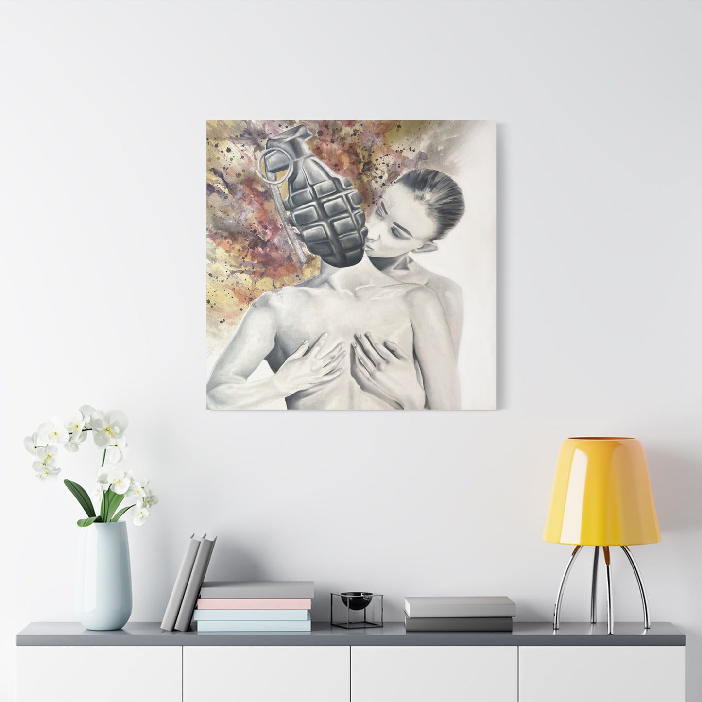 Love Bombing Canvas Print