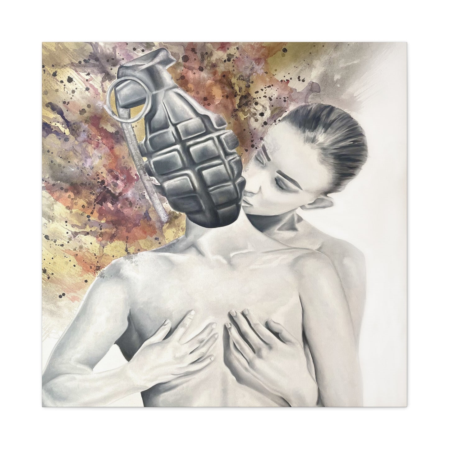Love Bombing Canvas Print