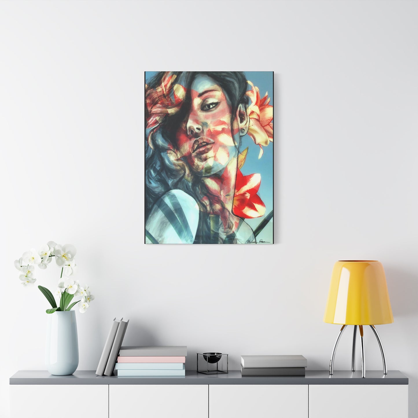 Amaryllis Canvas Print
