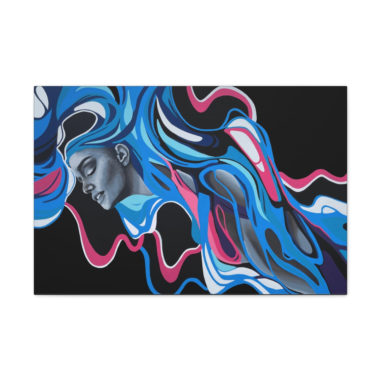 Trippy Babe Canvas Print