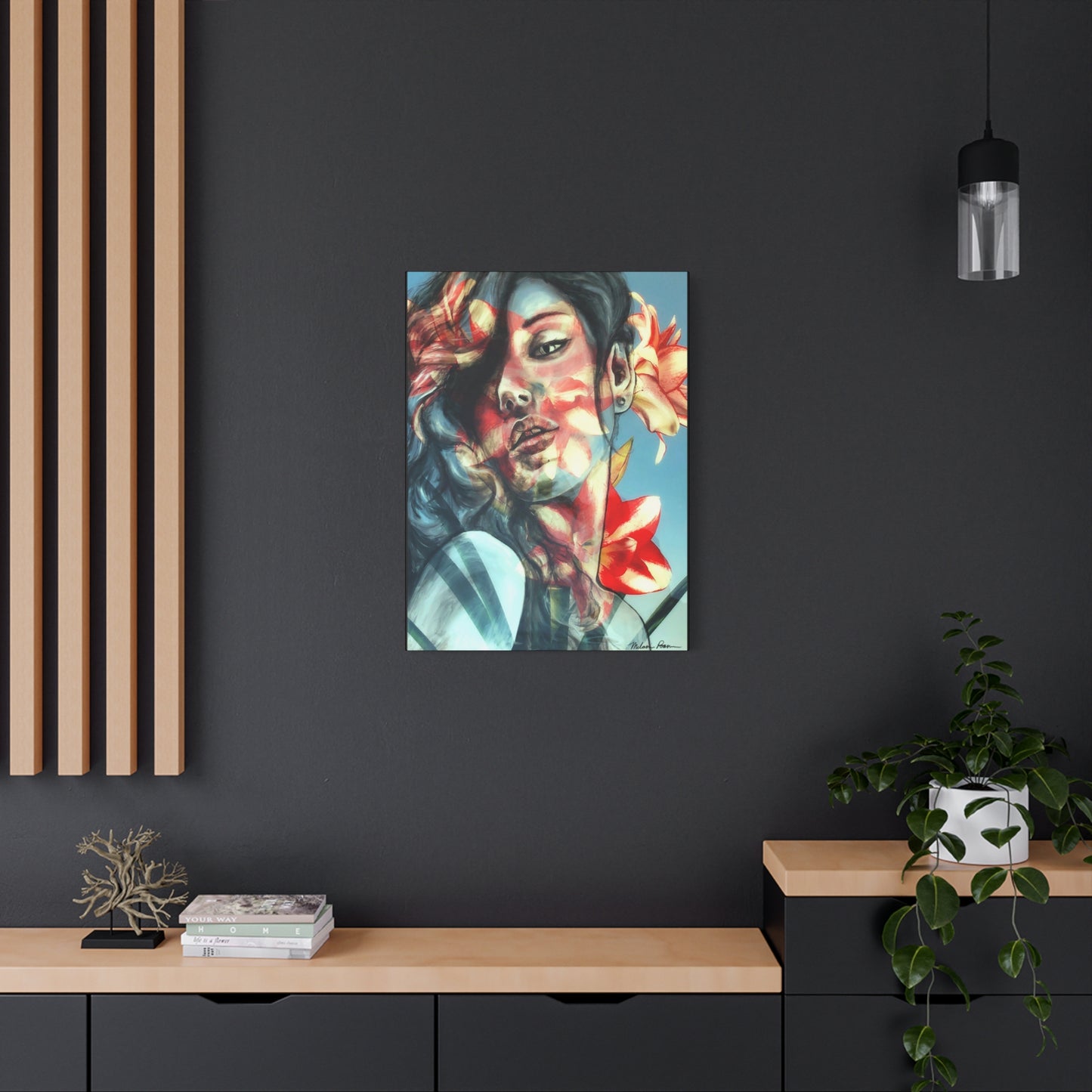 Amaryllis Canvas Print