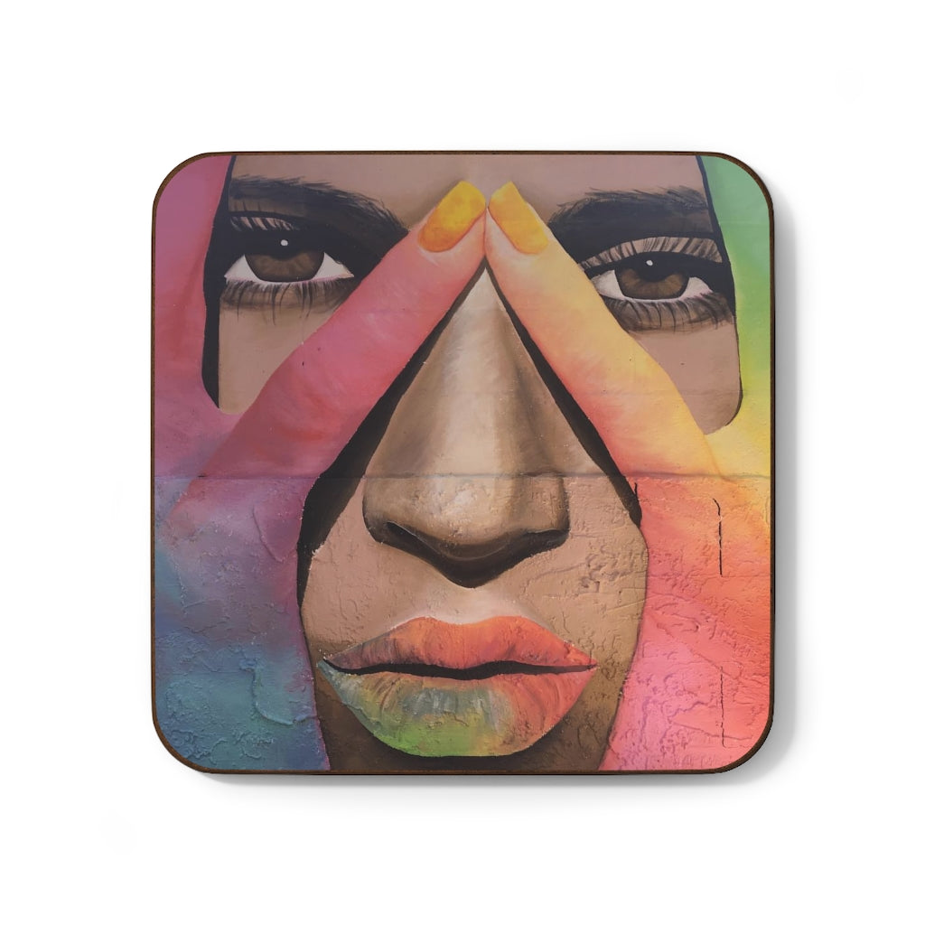 Rainbow Hands Coaster