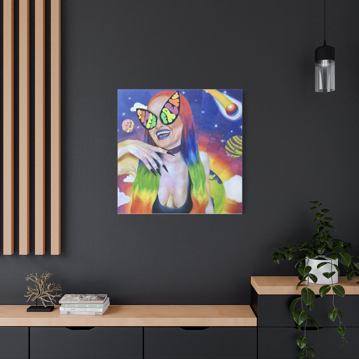 Lisa's World Canvas Print