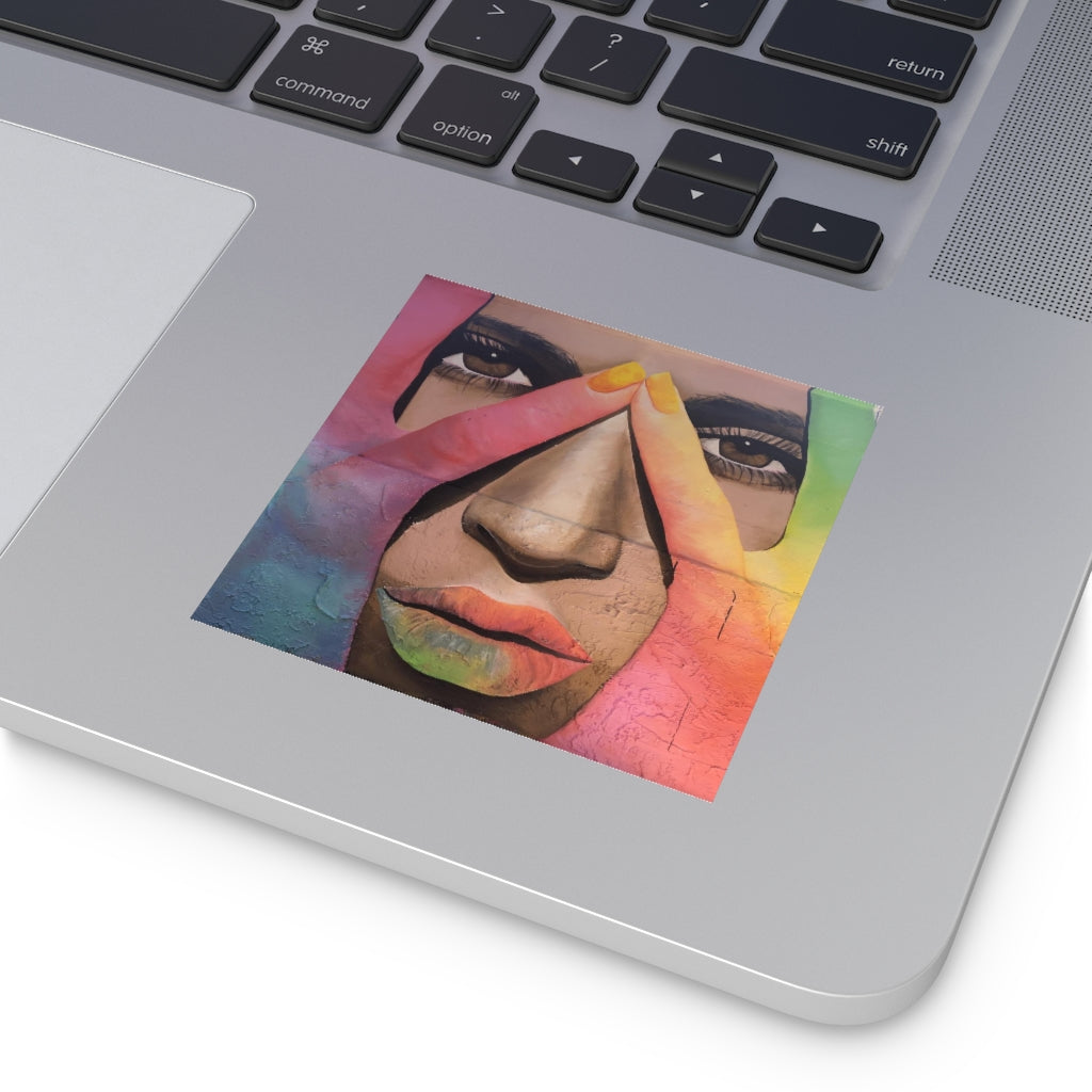 Rainbow Hands Sticker