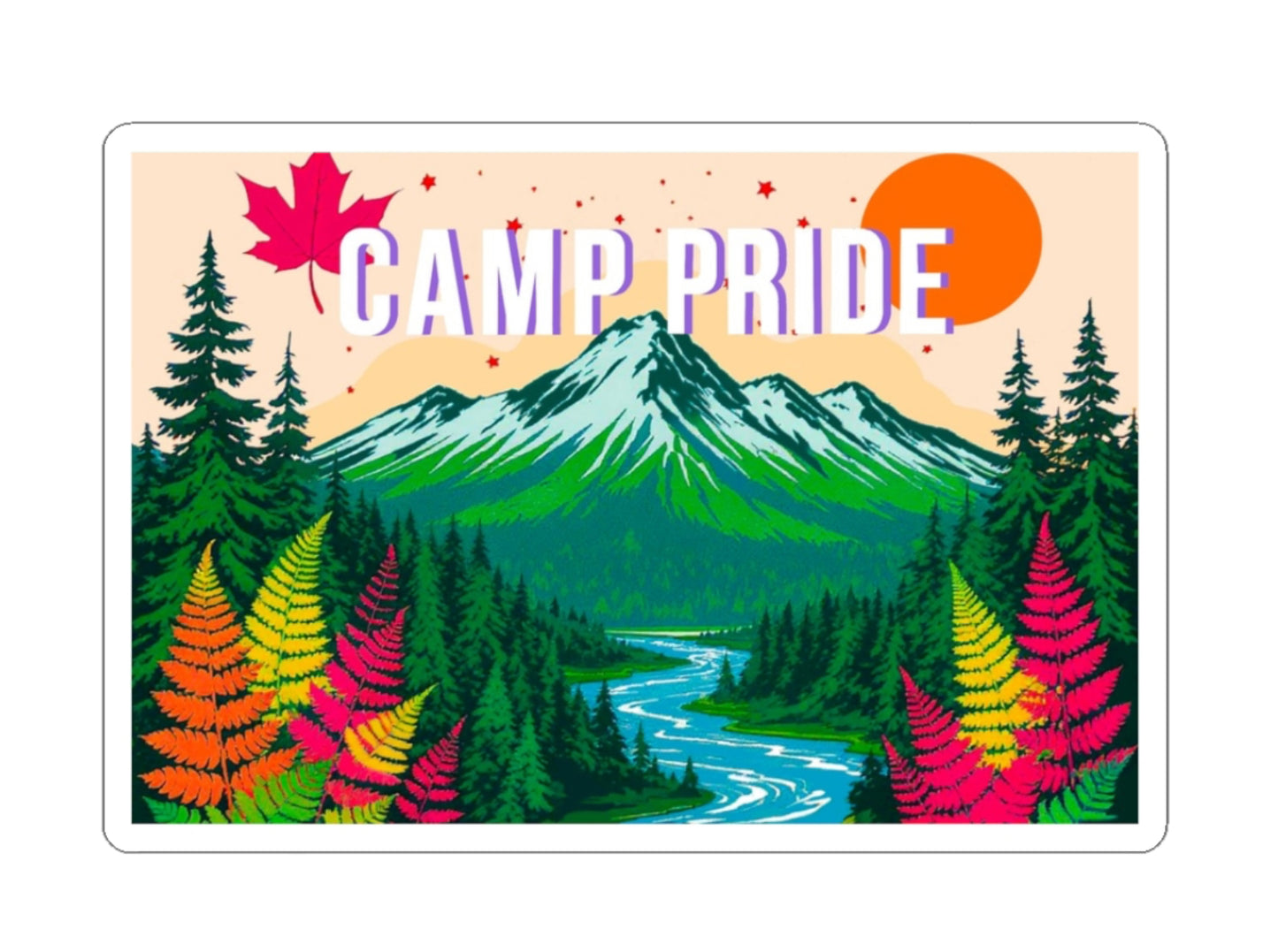 Camp Pride Community Mural Sticker